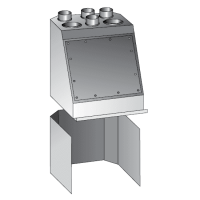 Дистрибьютор для Jotul I 520 f, с задним выходом (2 x ø 150, 3 x ø 125)