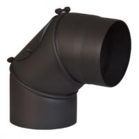 Колено трубы стальное Ø 120 из трёх частей, ВР