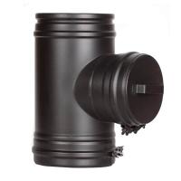 Тройник прочистки для твердого топлива