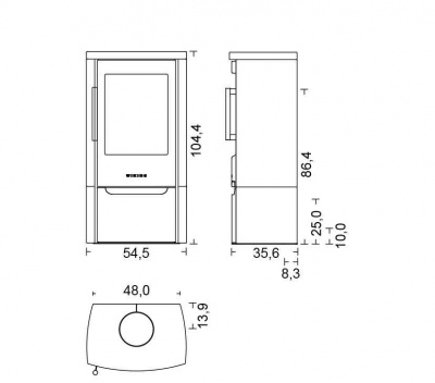 Wiking Miro 4 в камне черный