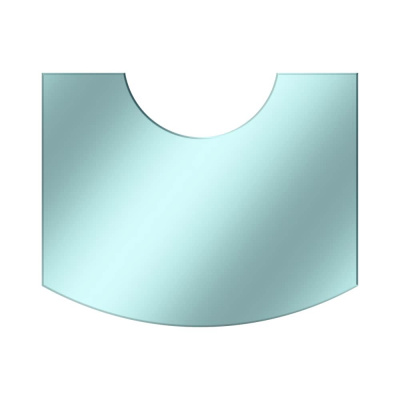 Напольный лист Morso 6 mm - 92 x 69 cm Halfcirkle for 61/6800 series (not 6140/6148)