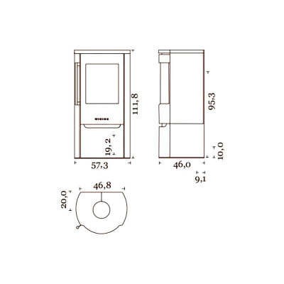 Wiking Luma 4 нижняя дверь черый