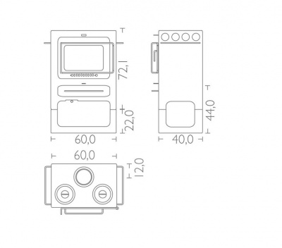 HWAM Classic 4 с дровником