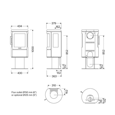 HWAM 2610c черный