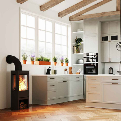 Wiking Miro 3 дровник черный