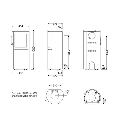 HWAM 2640c черный