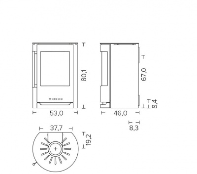 Wiking Luma 2 настенная черный