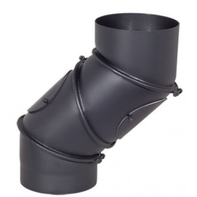 Колено трубы стальное Ø 200 из четырёх частей, ВР