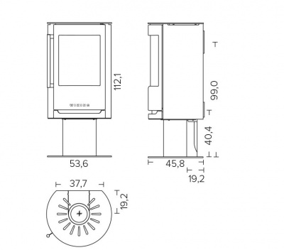 Wiking Luma 2 на пьедестале черный