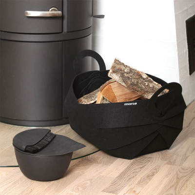Корзина для дров Morso Curva Felt Basket