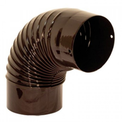 Колено трубы стальное Ø 150 45° ребристое, BRM