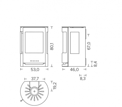 Wiking Luma 1 настенная серый