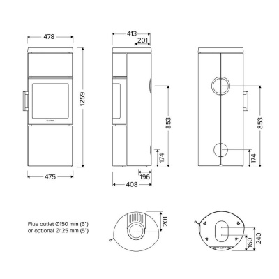 HWAM 3130c черный