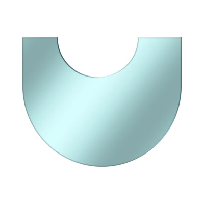 Напольный лист Morso 6 mm - 89 x 72 cm  Halfcirkle for 7400 series (not for 7449)