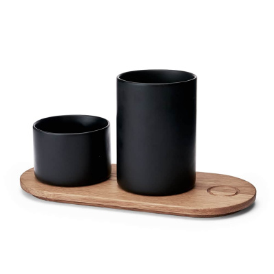 Комплек Morso, деревянный поднос с емкостями