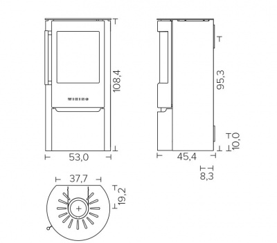 Wiking Luma 4 нижняя дверь черный